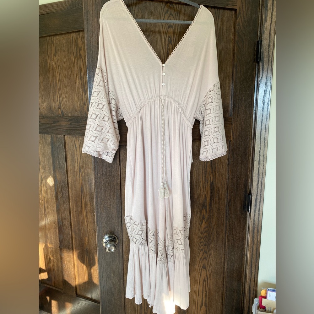 Chic Tan Boho Jumpsuit